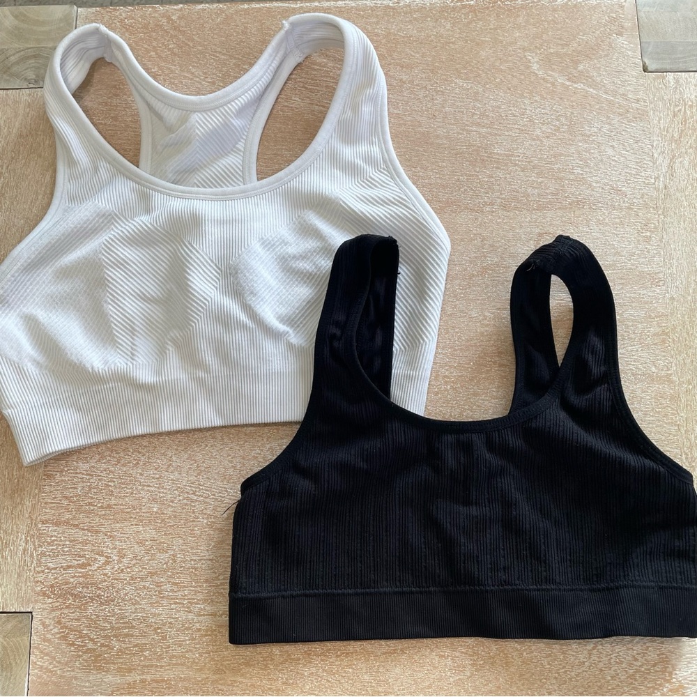 Marks & Spencer Black and White Sports Bras